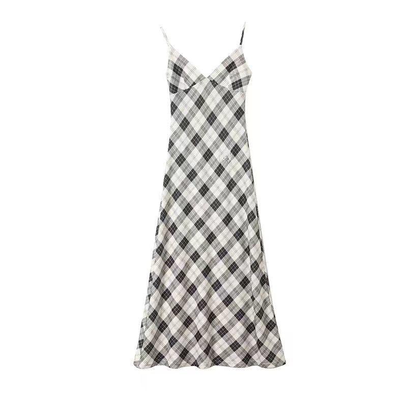 Kleider | Damen Checkered ARCHIVE Long Dress Kleider Damen