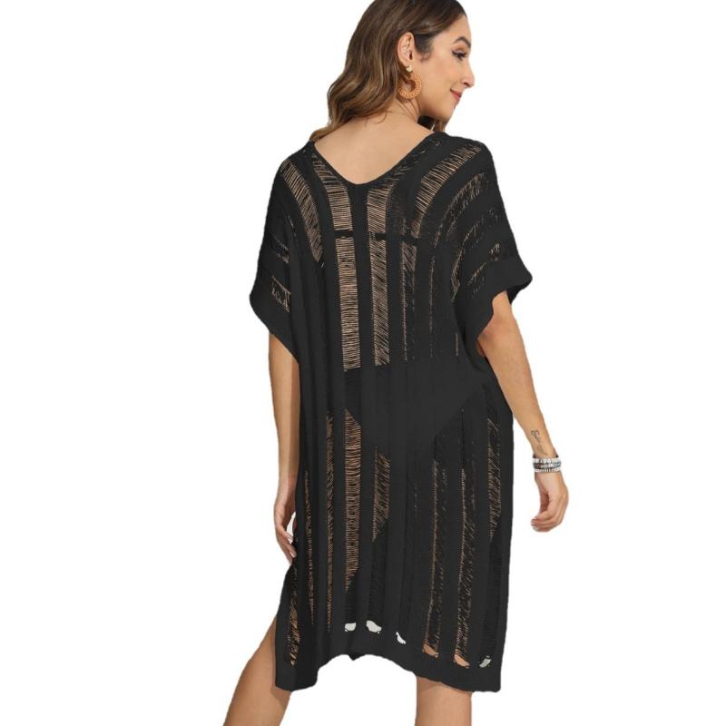 Kleider | Damen PAULA’S IBIZA Mesh Tunic with Asymmetric Hem Kleider Damen